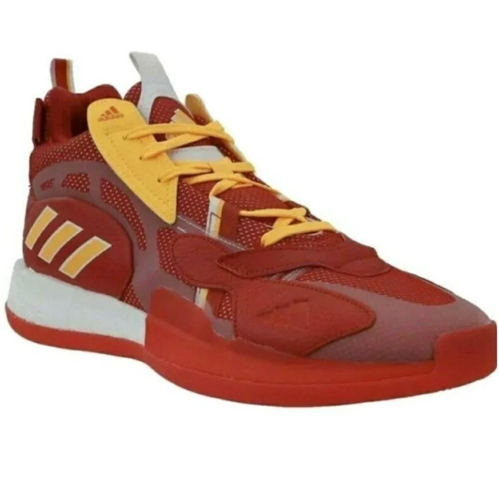 Adidas Zone Boost Mens 10 Atlanta Hawks Basketball Shoes FY0869 Collegiate Red